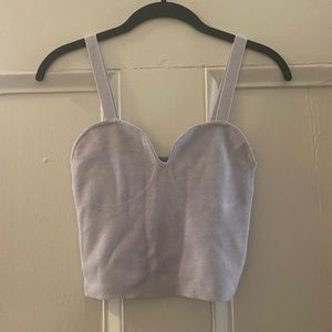 H&M Cropped Knit Tank